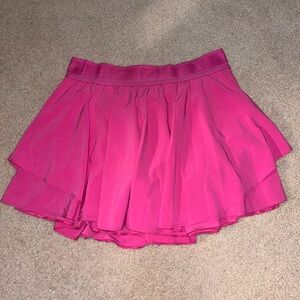 Lululemon Court Rival sonic pink tennis skirt (discontinued)